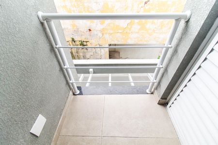 Apartamento à venda com 87m², 2 quartos e 2 vagasVaranda do Quarto 2