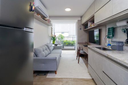 Sala de apartamento para alugar com 1 quarto, 36m² em Campo Belo, São Paulo