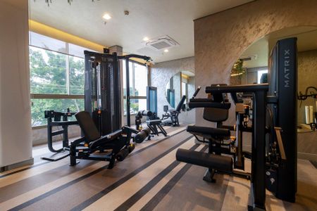 Apartamento para alugar com 36m², 1 quarto e sem vagaAcademia