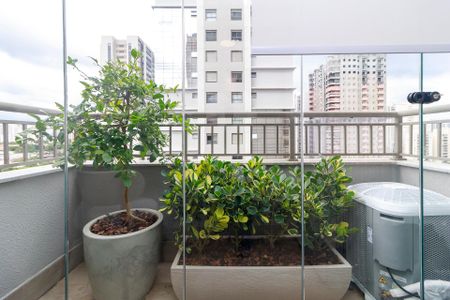 Sala - Varanda de apartamento para alugar com 1 quarto, 36m² em Campo Belo, São Paulo