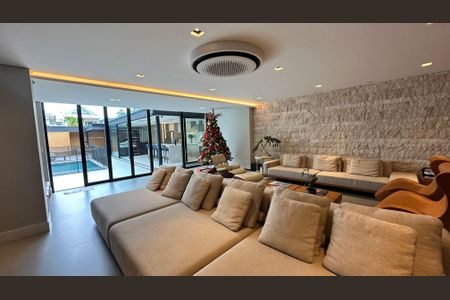 Sala de casa de condomínio à venda com 4 quartos, 400m² em Barra da Tijuca, Rio de Janeiro