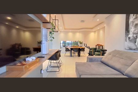 Sala de apartamento para alugar com 3 quartos, 110m² em Barreiros, São José