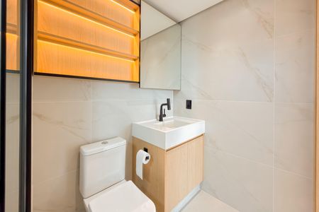 Studio à venda com 39m², 1 quarto e 1 vaga Studio à venda com 39m², 1 quarto e 1 vagaBanheiro