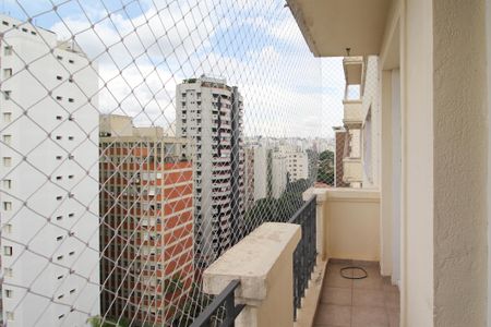 Apartamento para alugar com 128m², 3 quartos e 1 vagaVaranda do Quarto 1 e 2