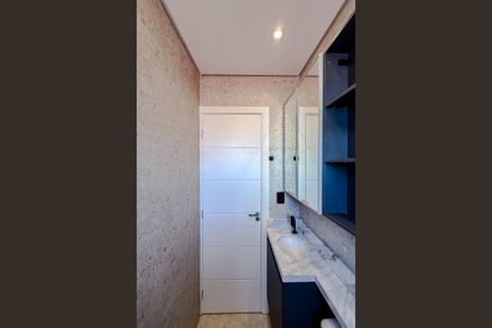 Banheiro de kitnet/studio para alugar com 1 quarto, 32m² em Vila Monumento, São Paulo