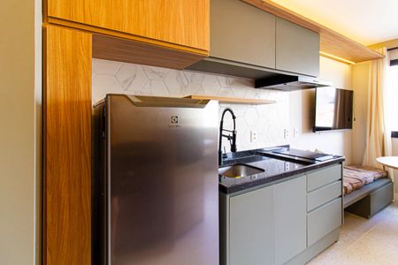 Studio para alugar com 24m², 1 quarto e sem vagaCozinha