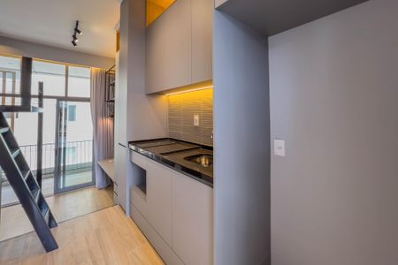 Studio para alugar com 28m², 1 quarto e sem vagaCozinha