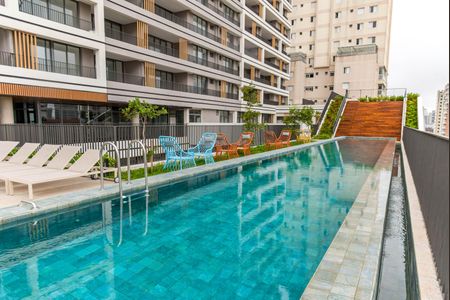 Studio para alugar com 28m², 1 quarto e sem vagaPiscina