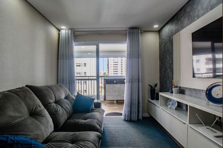 Sala de apartamento à venda com 3 quartos, 83m² em Vila Assunção, Santo André