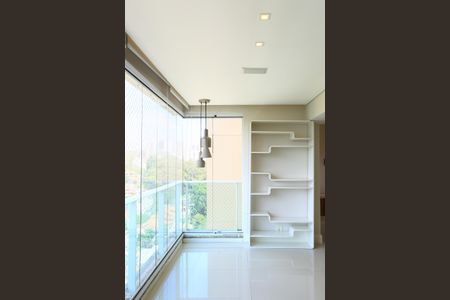 Varanda da Sala de apartamento à venda com 3 quartos, 129m² em Paraíso do Morumbi, São Paulo