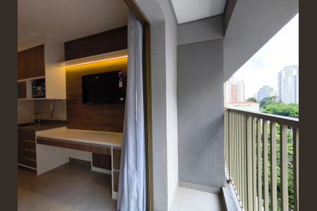 Studio para alugar com 24m², 1 quarto e sem vaga Studio para alugar com 24m², 1 quarto e sem vagaVaranda