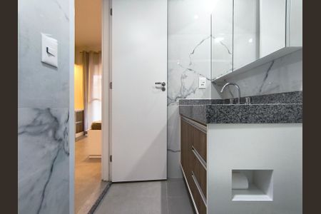 Studio para alugar com 24m², 1 quarto e sem vaga Studio para alugar com 24m², 1 quarto e sem vagaBanheiro