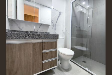 Studio para alugar com 24m², 1 quarto e sem vaga Studio para alugar com 24m², 1 quarto e sem vagaBanheiro