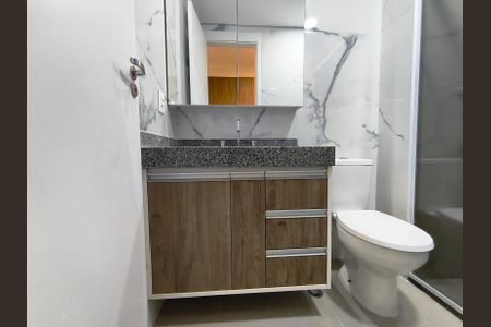 Studio para alugar com 24m², 1 quarto e sem vaga Studio para alugar com 24m², 1 quarto e sem vagaBanheiro