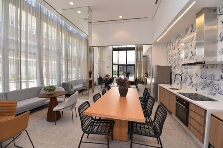 Studio para alugar com 33m², 1 quarto e sem vagaÁrea comum - Salão de festas