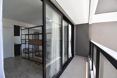 Sacada do Studio de kitnet/studio para alugar com 1 quarto, 33m² em Cristo Rei, Curitiba