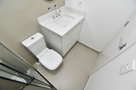 Studio para alugar com 33m², 1 quarto e sem vagaBanheiro do Studio