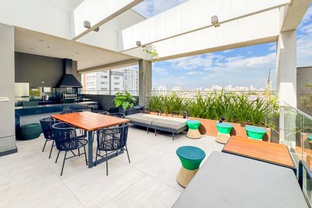 Studio à venda com 20m², 1 quarto e sem vagaChurrasqueira  - Rooftop