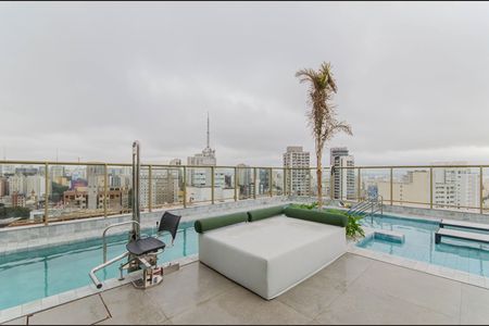 Studio para alugar com 24m², 1 quarto e sem vagaPiscina