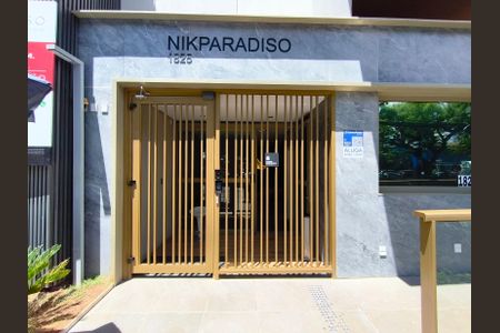 Studio para alugar com 24m², 1 quarto e sem vagaFachada + Plaquinha