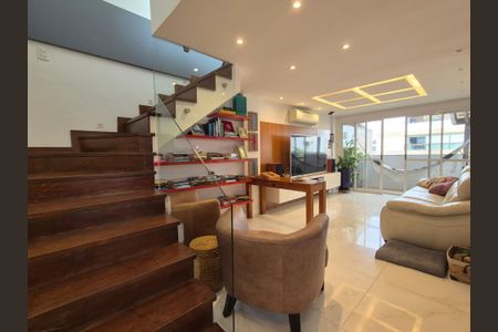 Sala de apartamento à venda com 3 quartos, 245m² em Recreio dos Bandeirantes, Rio de Janeiro