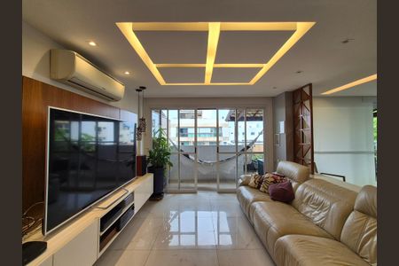 Sala  de apartamento à venda com 3 quartos, 245m² em Recreio dos Bandeirantes, Rio de Janeiro