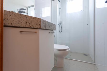 Apartamento para alugar com 55m², 2 quartos e 1 vaga Apartamento para alugar com 55m², 2 quartos e 1 vagaBanheiro social