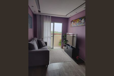 Sala de apartamento à venda com 2 quartos, 55m² em Jardim do Estádio, Santo André