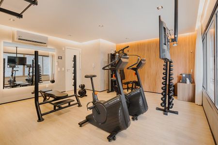 Studio para alugar com 23m², 1 quarto e sem vaga Studio para alugar com 23m², 1 quarto e sem vagaAcademia