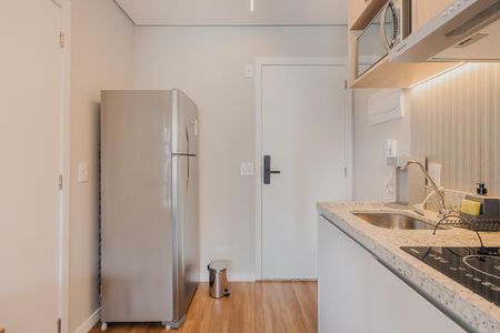 Studio para alugar com 23m², 1 quarto e sem vaga Studio para alugar com 23m², 1 quarto e sem vagaCozinha