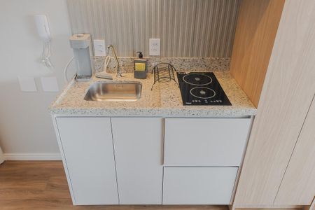 Studio para alugar com 23m², 1 quarto e sem vaga Studio para alugar com 23m², 1 quarto e sem vagaCozinha