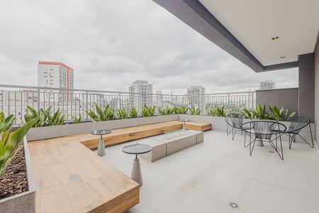 Studio para alugar com 23m², 1 quarto e sem vaga Studio para alugar com 23m², 1 quarto e sem vagaTerraço