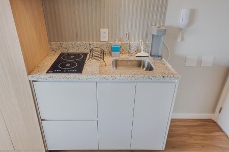 Studio para alugar com 23m², 1 quarto e sem vaga Studio para alugar com 23m², 1 quarto e sem vagaCozinha