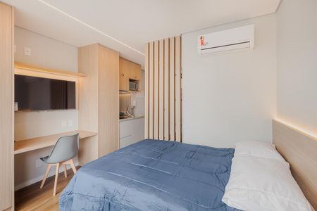 Studio para alugar com 23m², 1 quarto e sem vaga Studio para alugar com 23m², 1 quarto e sem vagaQuarto