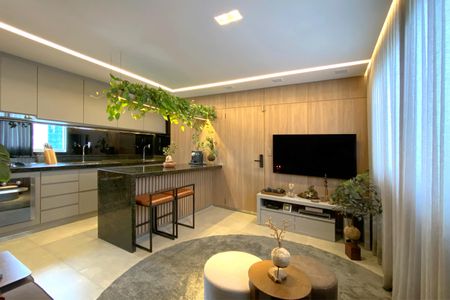 Apartamento à venda com 53m², 2 quartos e 2 vagasSala