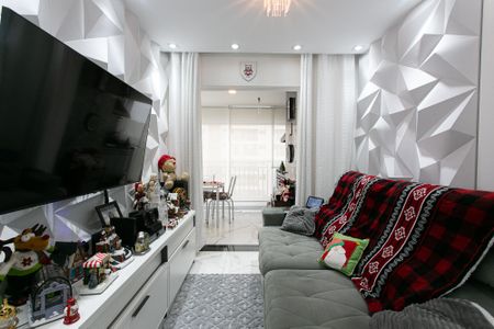 Sala de apartamento à venda com 2 quartos, 69m² em Chácara Seis de Outubro, São Paulo