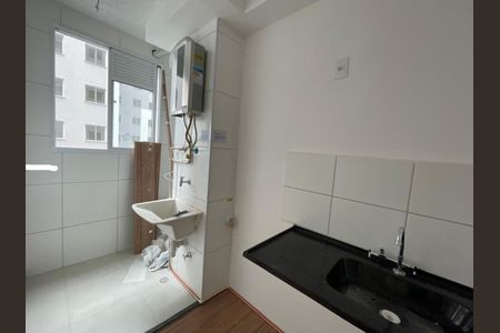 Cozinha e área de serviço de apartamento à venda com 2 quartos, 37m² em Jardim, Santo André