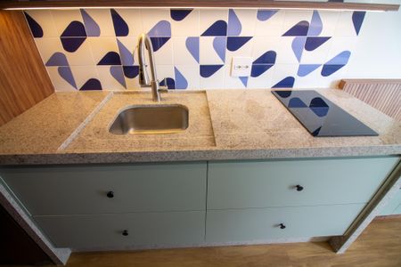 Studio para alugar com 27m², 1 quarto e sem vagaCozinha