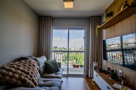 Sala de apartamento à venda com 2 quartos, 50m² em Santa Terezinha, Santo André