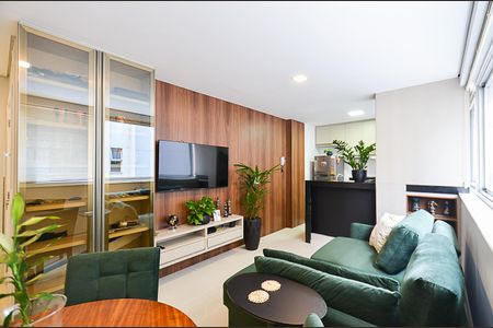 Apartamento à venda com 44m², 1 quarto e 2 vagasSala Ambientes