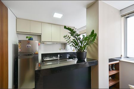 Cozinha de apartamento à venda com 1 quarto, 44m² em Funcionários, Belo Horizonte