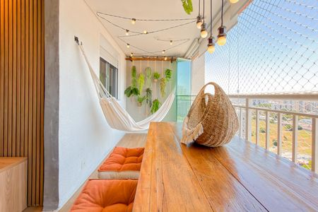 Varanda da Sala de apartamento para alugar com 1 quarto, 35m² em Cambuci, São Paulo