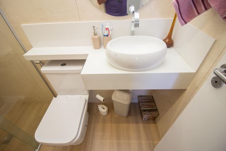 Apartamento à venda com 73m², 3 quartos e 2 vagasBanheiro da Suíte