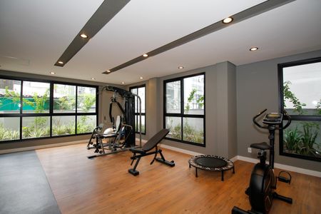 Studio à venda com 25m², 1 quarto e sem vaga Studio à venda com 25m², 1 quarto e sem vagaÁrea Comum - Academia