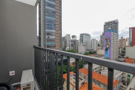 Varanda de kitnet/studio à venda com 1 quarto, 25m² em Pinheiros, São Paulo