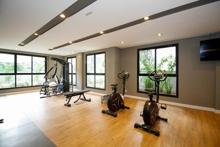 Studio à venda com 25m², 1 quarto e sem vaga Studio à venda com 25m², 1 quarto e sem vagaÁrea Comum - Academia