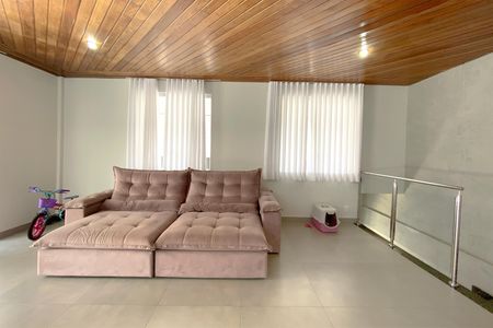 Sala de Estar de apartamento à venda com 5 quartos, 250m² em Silveira, Belo Horizonte