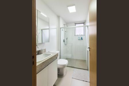 Banheiro da Suíte de apartamento à venda com 2 quartos, 61m² em Silveira, Belo Horizonte