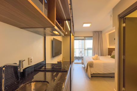 Studio para alugar com 25m², 1 quarto e sem vagaCozinha