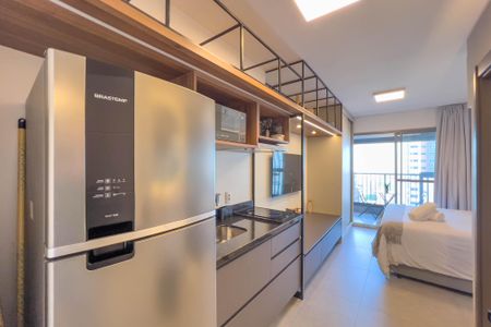 Cozinha de kitnet/studio para alugar com 1 quarto, 25m² em Vila Mariana, São Paulo